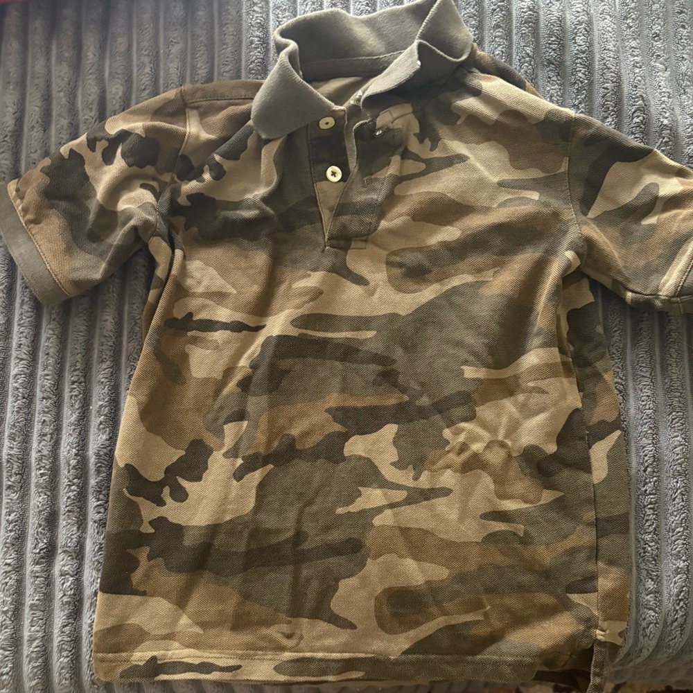 Kids Camouflage Polo Shirt